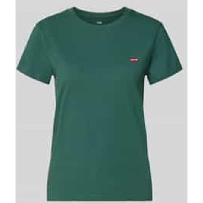 Regular fit t-shirt van puur katoen