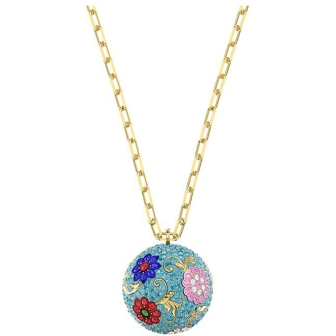 Colliers Plaqués Or Swarovski pour Femmes Bleu Clair 5599484 Light Blue|F|Box (Random Color) blue