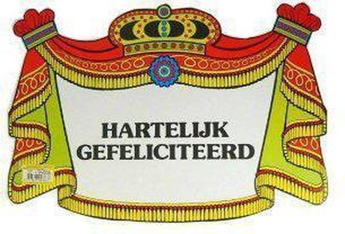 Kroonschild gefeliciteerd