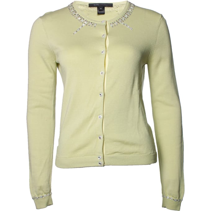 Marc Jacobs, cardigan in limoengroen