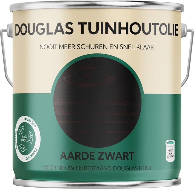 Douglas Tuinhout Olie - Aarde Zwart-2500ml