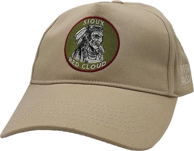 Lauren Rose Pet Indian First Nations Light Khaki Snapback Cap