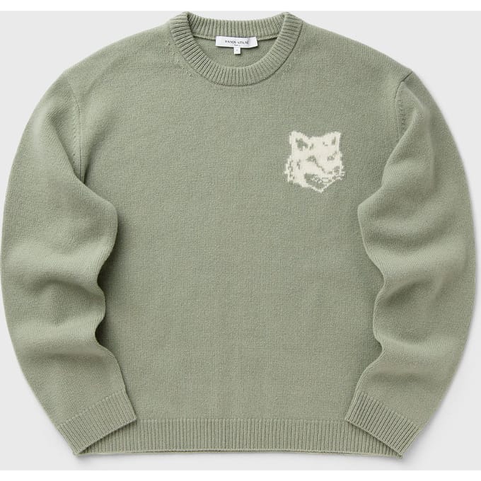 FOX HEAD INTARSIA MERINO JUMPER