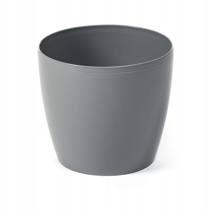 Lamela Magnolia Serie - Plastic Bloempot - Grijs - 15,5 cm