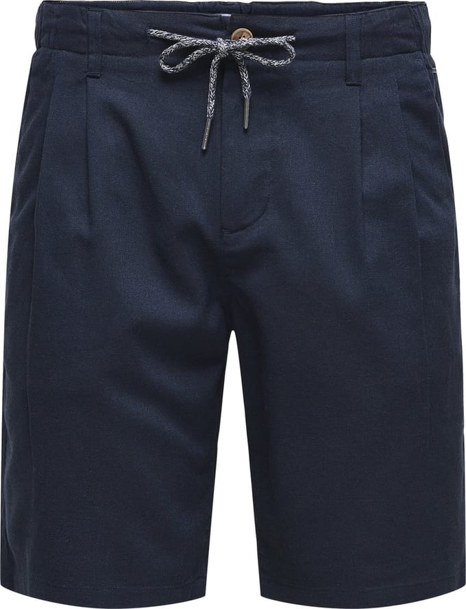ONLY&SONS - ONSLEO LINEN MIX 0048 SHORTS - Heren - Bermuda shorts