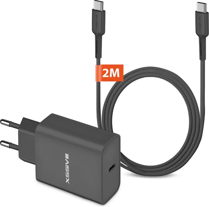 USB C Adapter Set - 1 Meter - Geschikt voor Samsung Galaxy A16, A55, A25, A05s, A15 5G, A14, A53