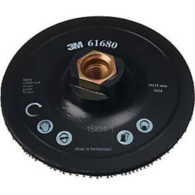 Steunschijf Scotch Brite™ DH-AC D.115mm M14 w.centrering 3M
