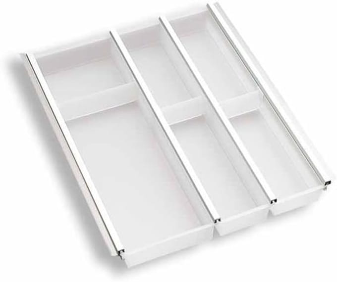 Bestekbak 45cm Lade-indeling Grafiet Doorshijnend - Flexibel Bestekcassette