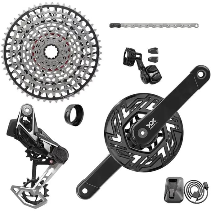 Volledige groep Sram XX T-TYPE Eagle E-MTB AXS BOSCH ISIS 165 MM 36D (10-52)