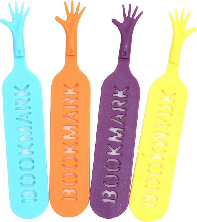 Scoby - Boekenlegger - Paginahouder - Boekaccessoire - Bookmark - Set van 4 - Multicolor
