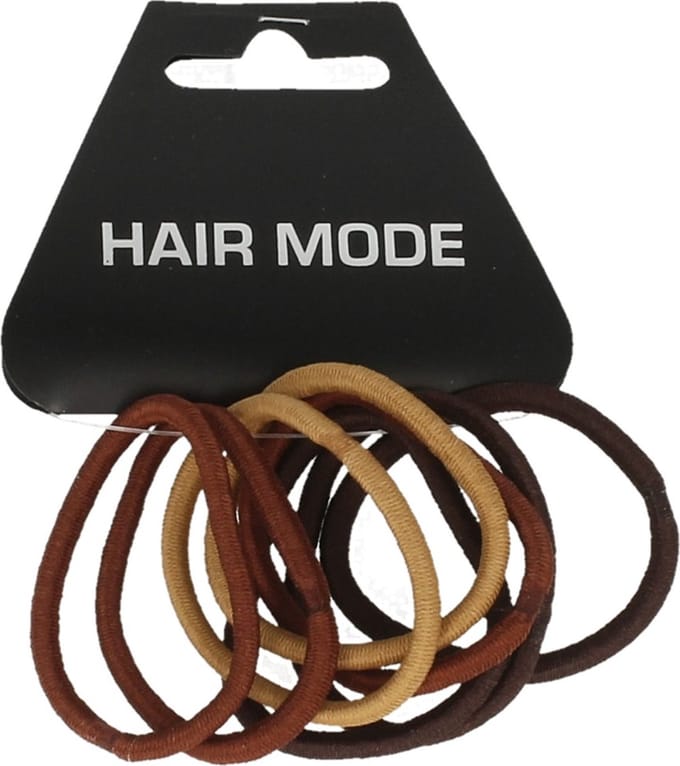 Hair Mode Endless Haarelastiek Bruin 8ST