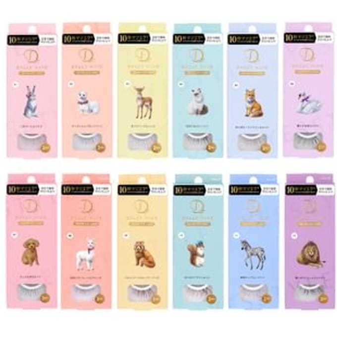 Koji - Dolly Wink Salon Eye Lash 04 Rough Eyes Cat - 2 pairs