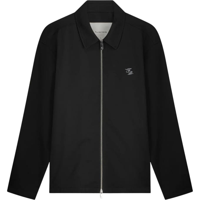 Filling Pieces 422560500247 Jackets Zwart Coach Jacket Twill Wool
