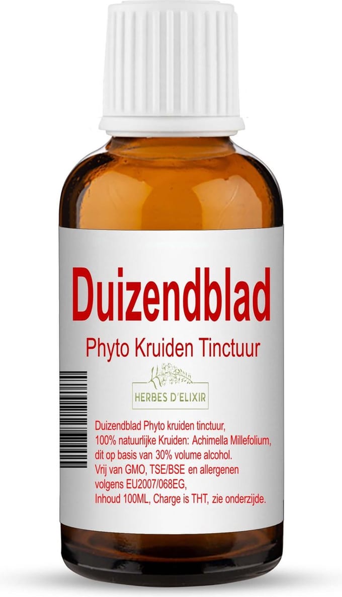 Herbes D'elixir Duizendblad Tinctuur – 100 ml – 1 Stuk - Natuurlijk - Ondersteunt de weerstand
