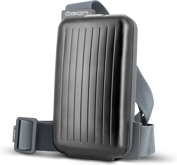 Ogon Designs Phone Bag Aluminium Telefoontas - Sling Bag - Zwart
