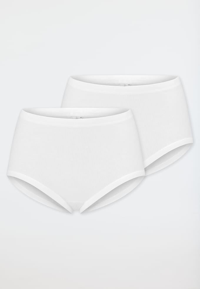 Schiesser Original Classics Taille Dames Slip - 2 pack - Wit - Maat 40