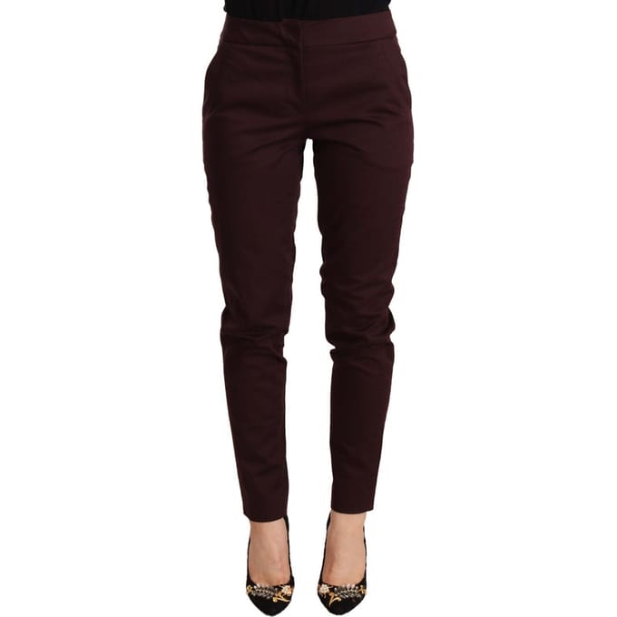 Bordeaux Slimstraight Broek