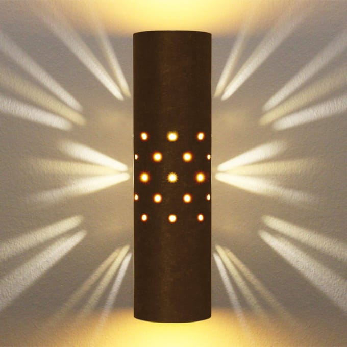 Menzel SOLO wandlamp bruin-zwart
