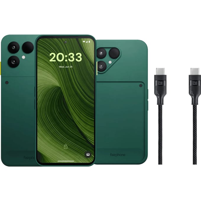 Fairphone 6 256GB Groen 5G + Basis accessoirepakket