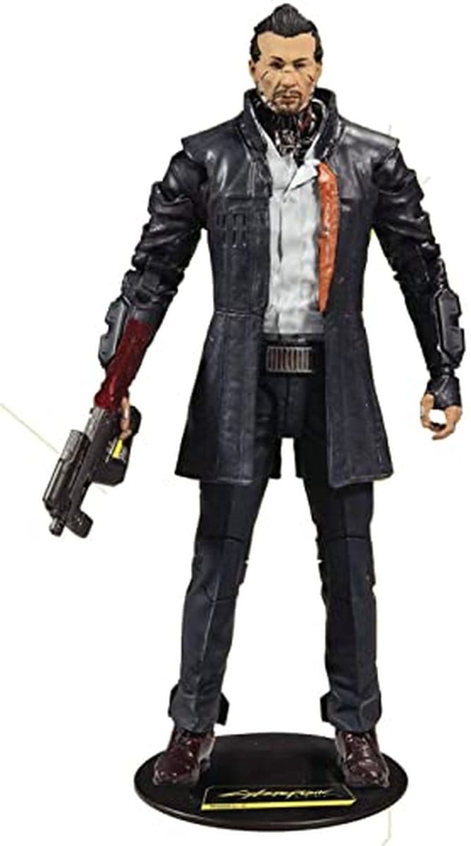 Actiefiguur uit Cyberpunk 2077 met accessoires - 18 cm hoog