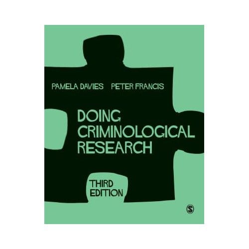 Doing Criminological Research - Davies