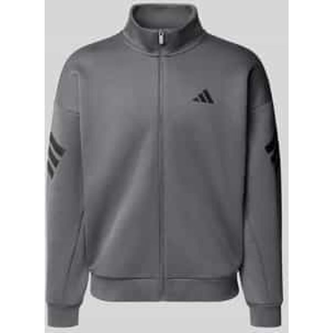 Adidas Future Icons 3 Stripes Woven Sweatshirt Met Rits Grijs XL / Regular Man