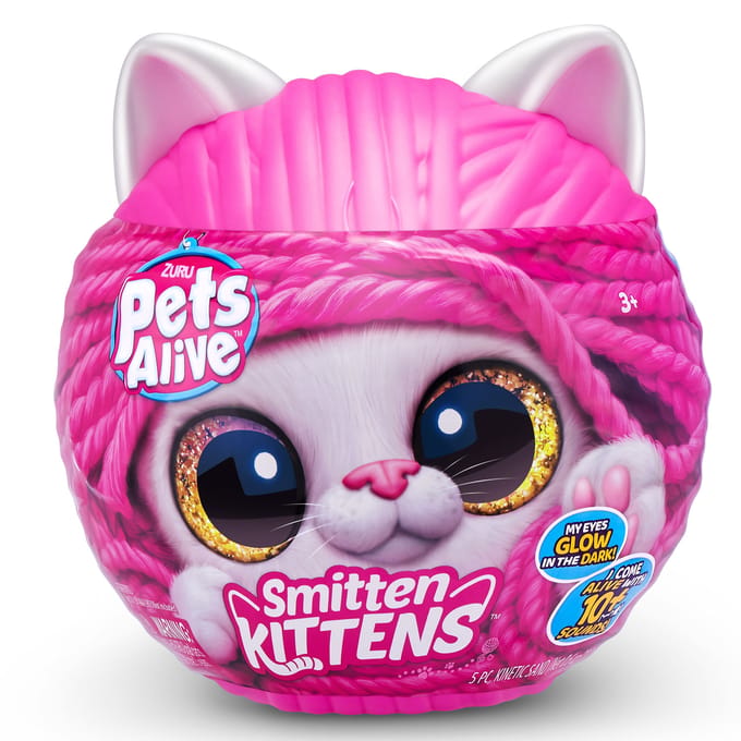 Zuru Pets Alive Smitten Kitten Knuffel - Met 10 geluiden - Verrassingsitem