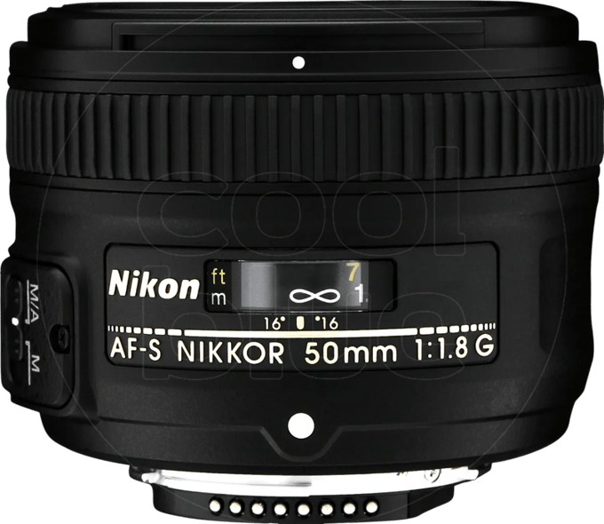 Nikon AF-S 50mm f/1.8G: "0" (This is already in English and refers to a specific camera lens model.)
