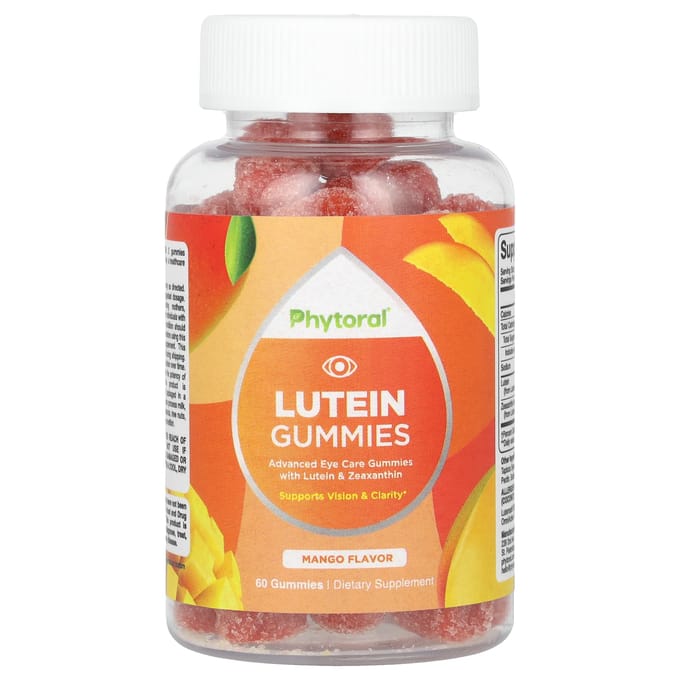 Phytoral, gommes à la lutéine, mangue, 60 gommes