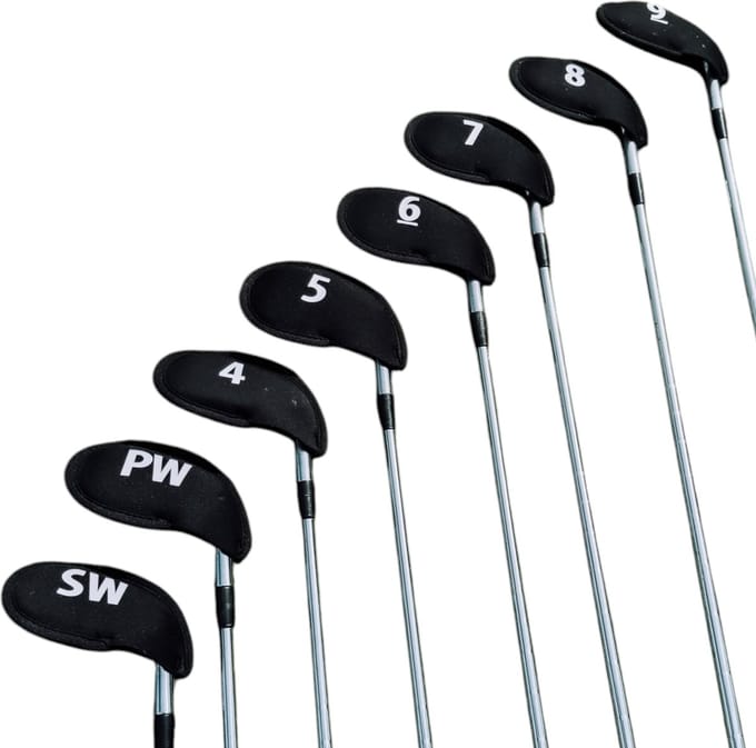 Jobber Sports Golfclub Covers Set - 9 Headcovers voor Ijzers