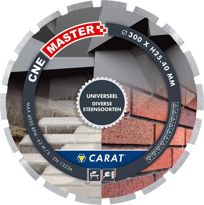 Carat CNE MASTER Diamantzaag universeel 300x30mm - CNEM300500