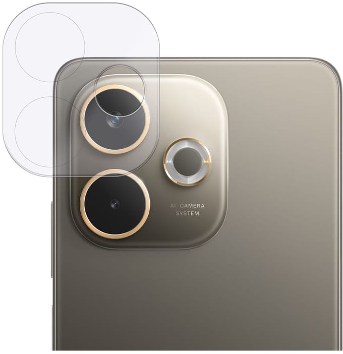 Rosso Camera Protector Geschikt voor Oppo A5 Pro | Camera Lens Bescherming | Case Friendly | Ultra Dun Glas | Transparant