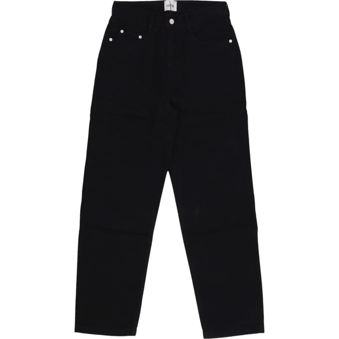 Lange broek mannen borduren zakbroek zwart