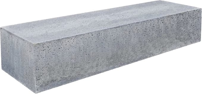 Zitelement grijs 200 x 60 x 40 cm prijs per stuk Gardenlux