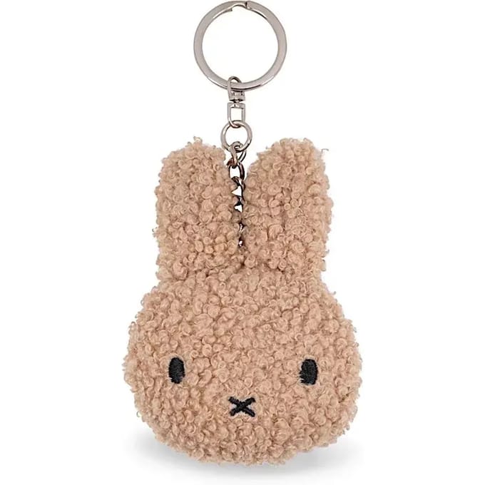 Bon Ton Toys Nijntje - Flat Keychain ECO Tiny Teddy Beige - 10 cm - 4"