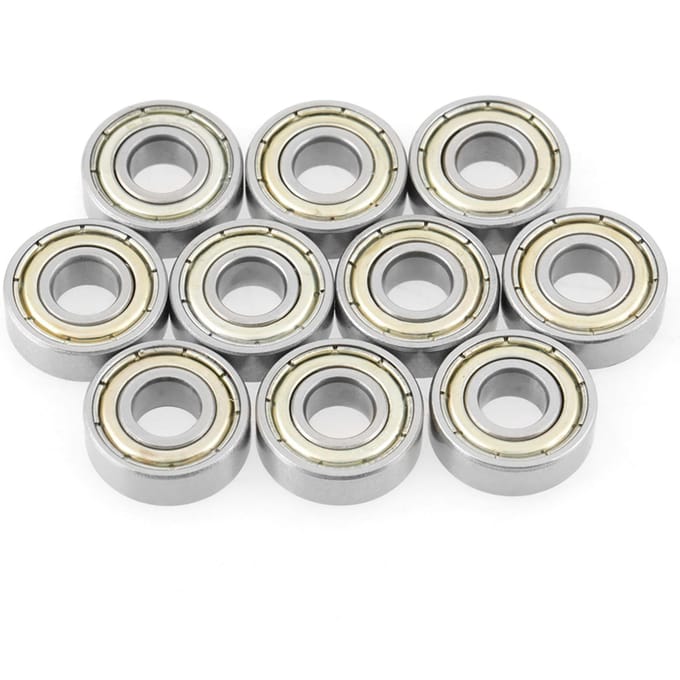 10 stuks set 696ZZ roestvrijstalen kogellagers 6 x 15 x 5 mm