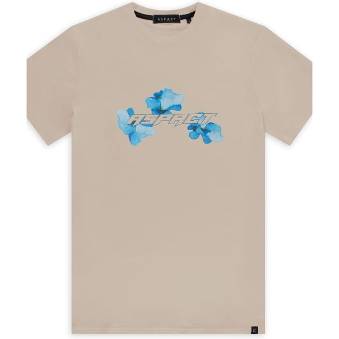 Aspact Unisex Kali Tee Sand Größe: S | Hemden Outlet | Unisex | Braun