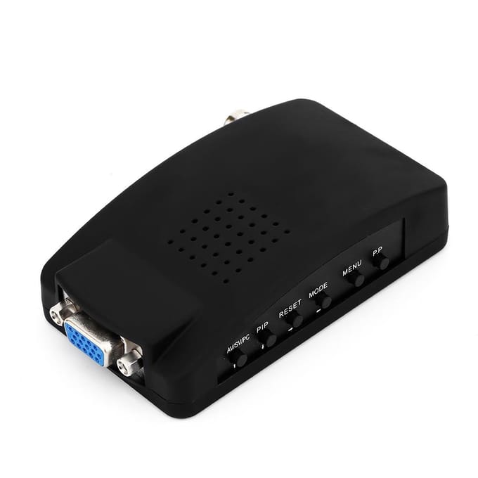 Composite TV BNC S Video naar VGA Video Converter Adapter voor DVR US PLUG