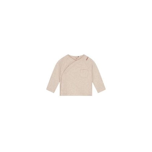 Prénatal newborn overslagshirt Light Sand Melange 68 unisex