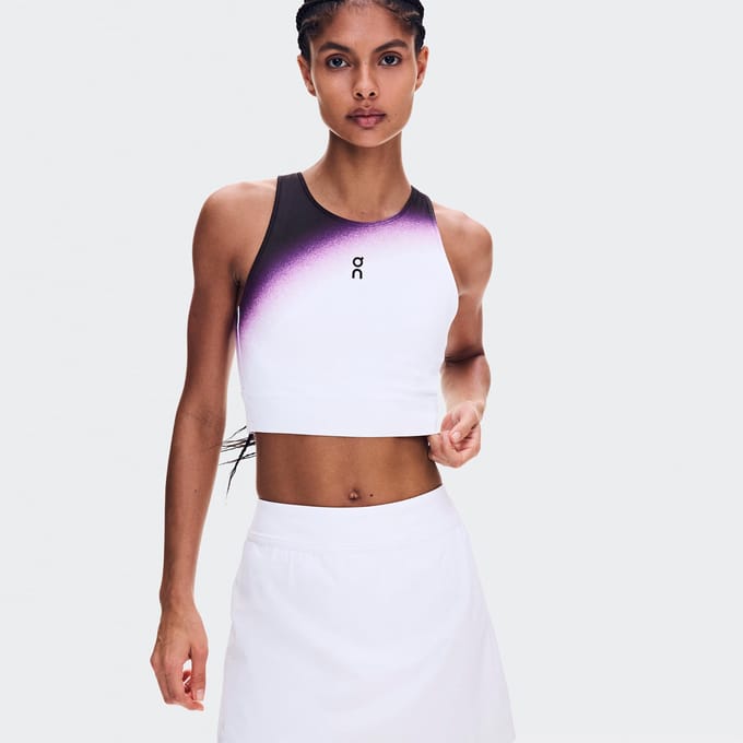 On Court Crop Swing Tanktop Dames