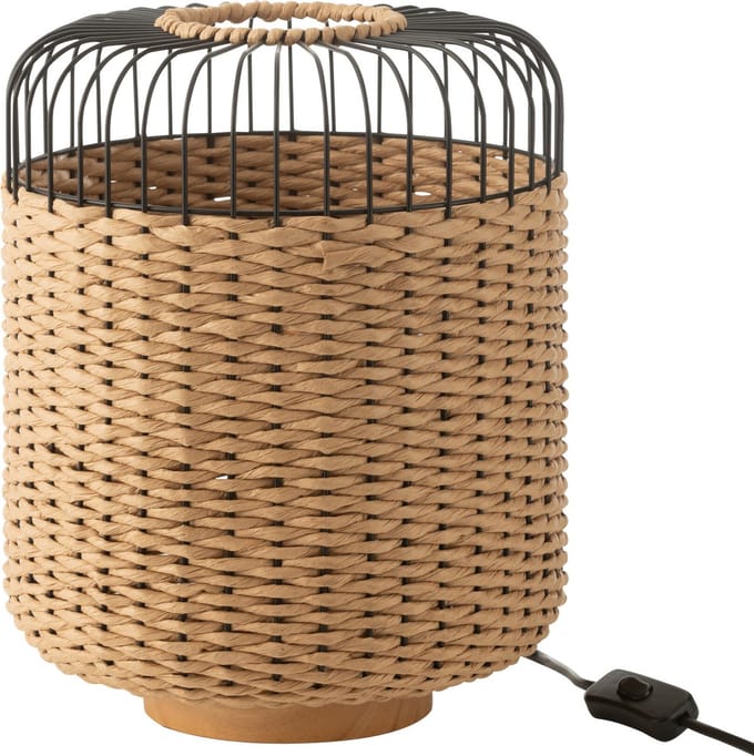J-Line lamp - metaal - naturel