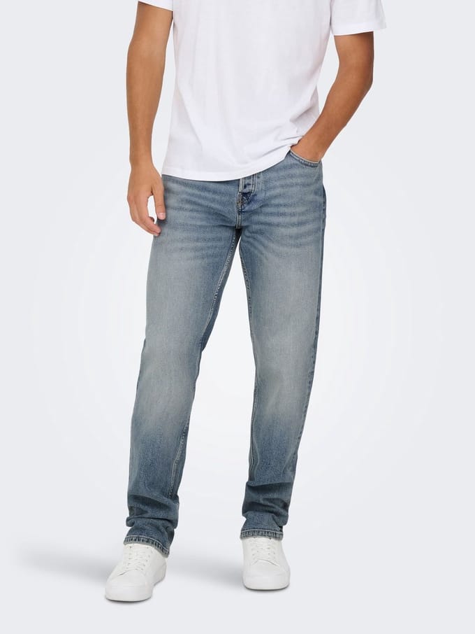 ONLY&SONS - ONSEDGE PERFORMANCE LB 3816 DOT DNM NOOS - Heren - Jeans