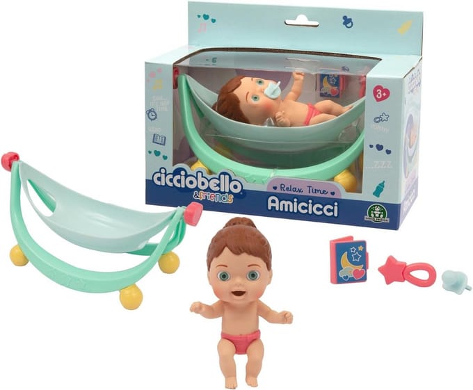 Baby met Relax Time wieg voor dutjes - Speelgoed voor kinderen vanaf 3 jaar