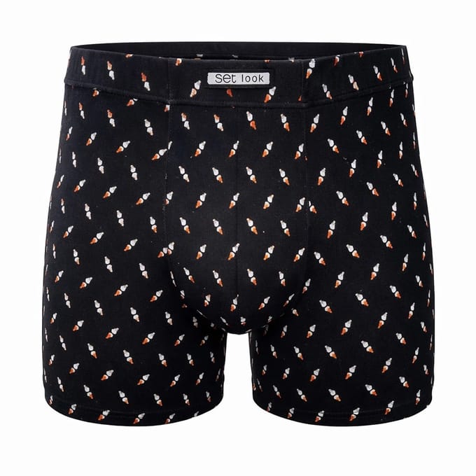 Set heren boxershort - Microvezel - 1-pack - maat XL - Juanola - zwart