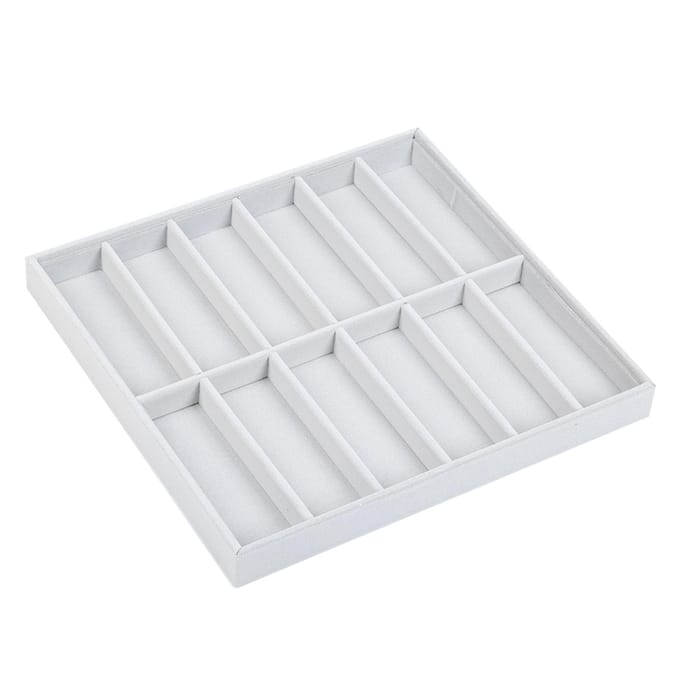 12 Vakken Zonnebrillen Opbergdoos Brillen Etui Organizer Sieraden Display Container gray