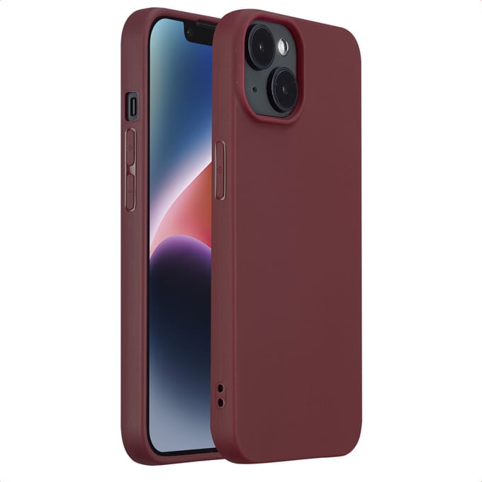 imoshion Hoesje - Geschikt voor Apple iPhone 14 - Color Backcover - Wine Red