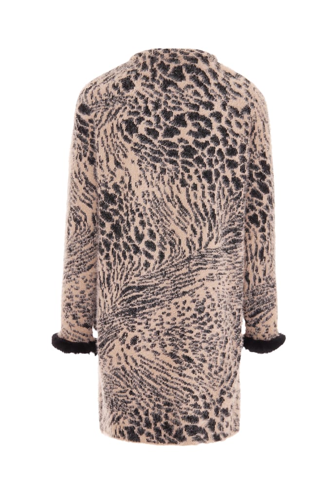 Faina Vest Dames roze zwart