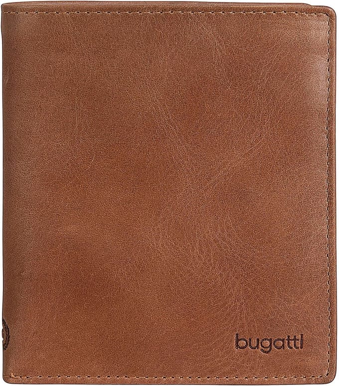 Bugatti Volo Portemonnee Leer 11 cm - Jongens - Staand formaat - cognac