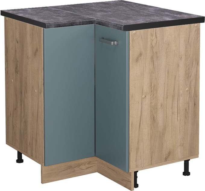 Vicco R-Line Hoekkast – 75.6 cm, WB Antraciet Blauw-grijs