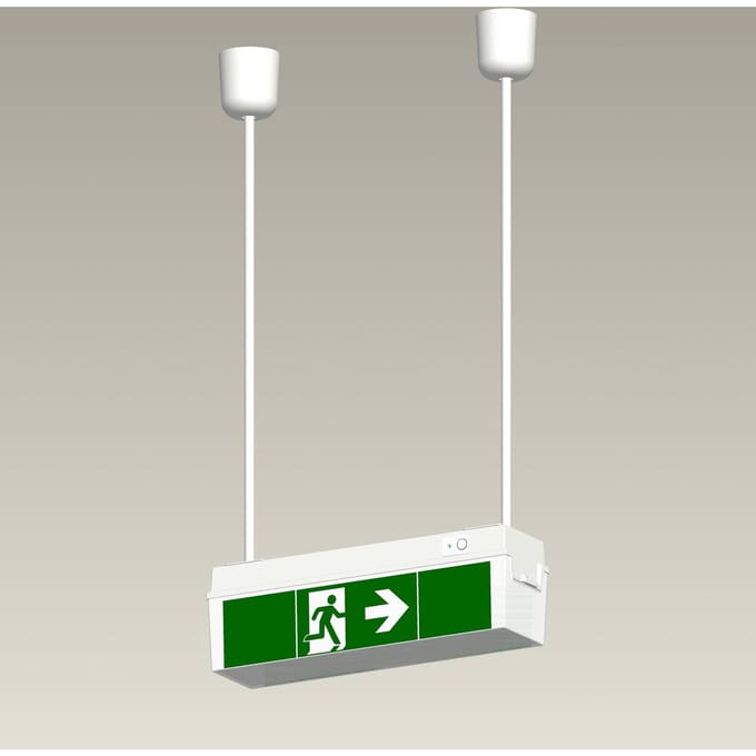 B-Safety Ophangset voor noodverlichting C-LUX Standard, 30 cm